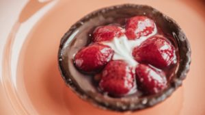 Fresas en almibar